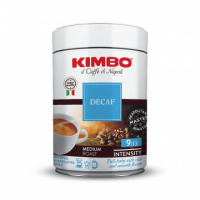 Kava malta Kimbo Decaf, 250g skard.